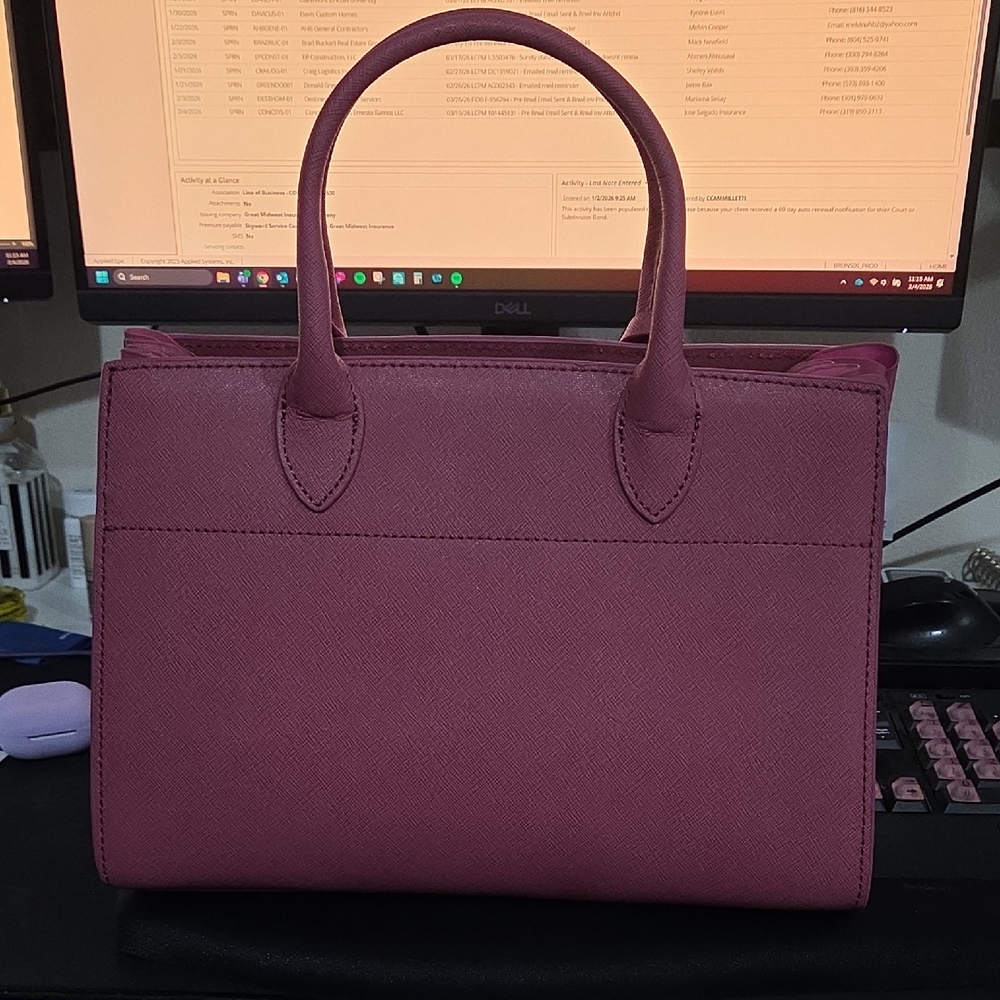 Elegant Pink Women's Handbag